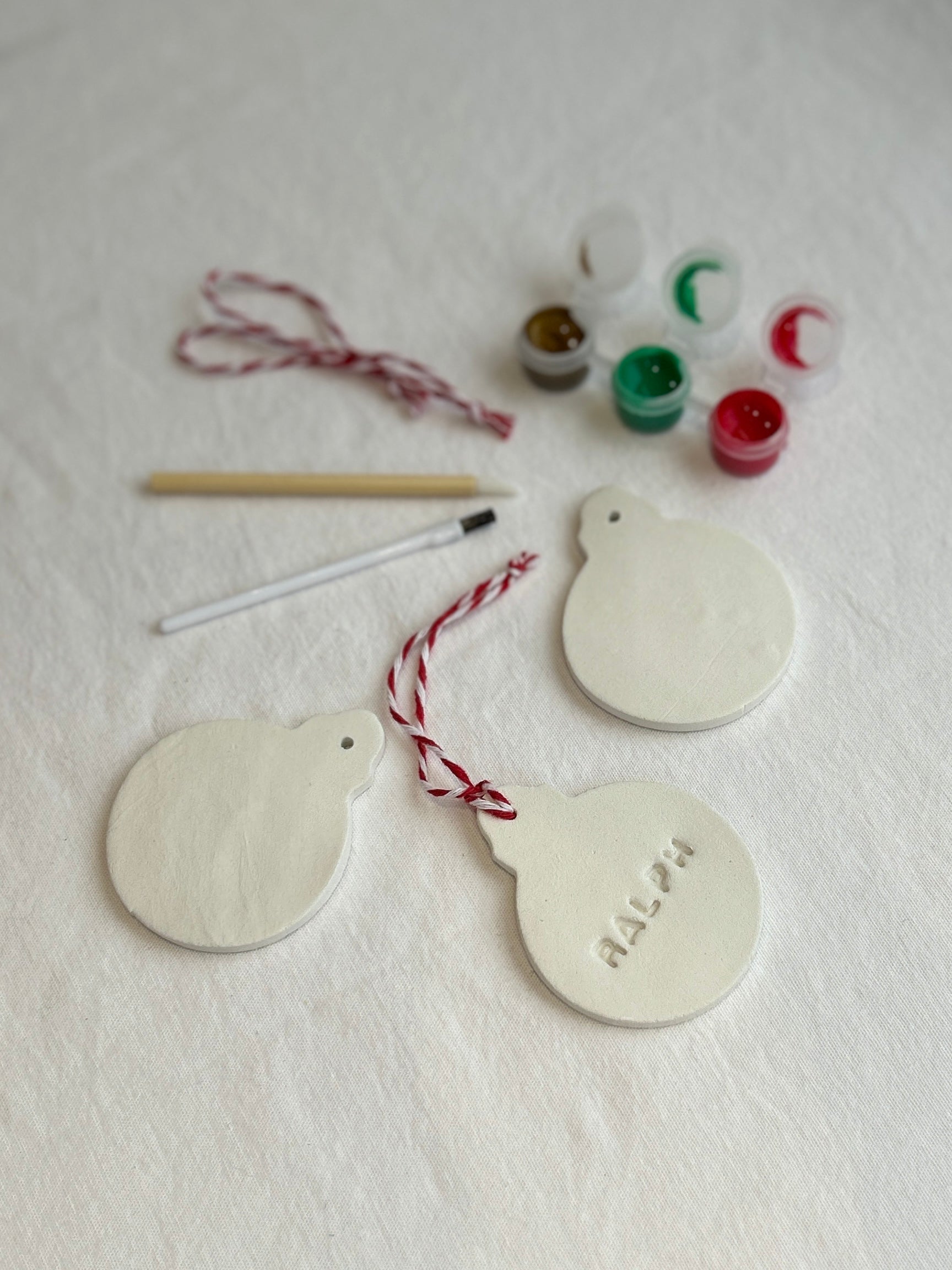 Personalised Paint Your Own Baubles