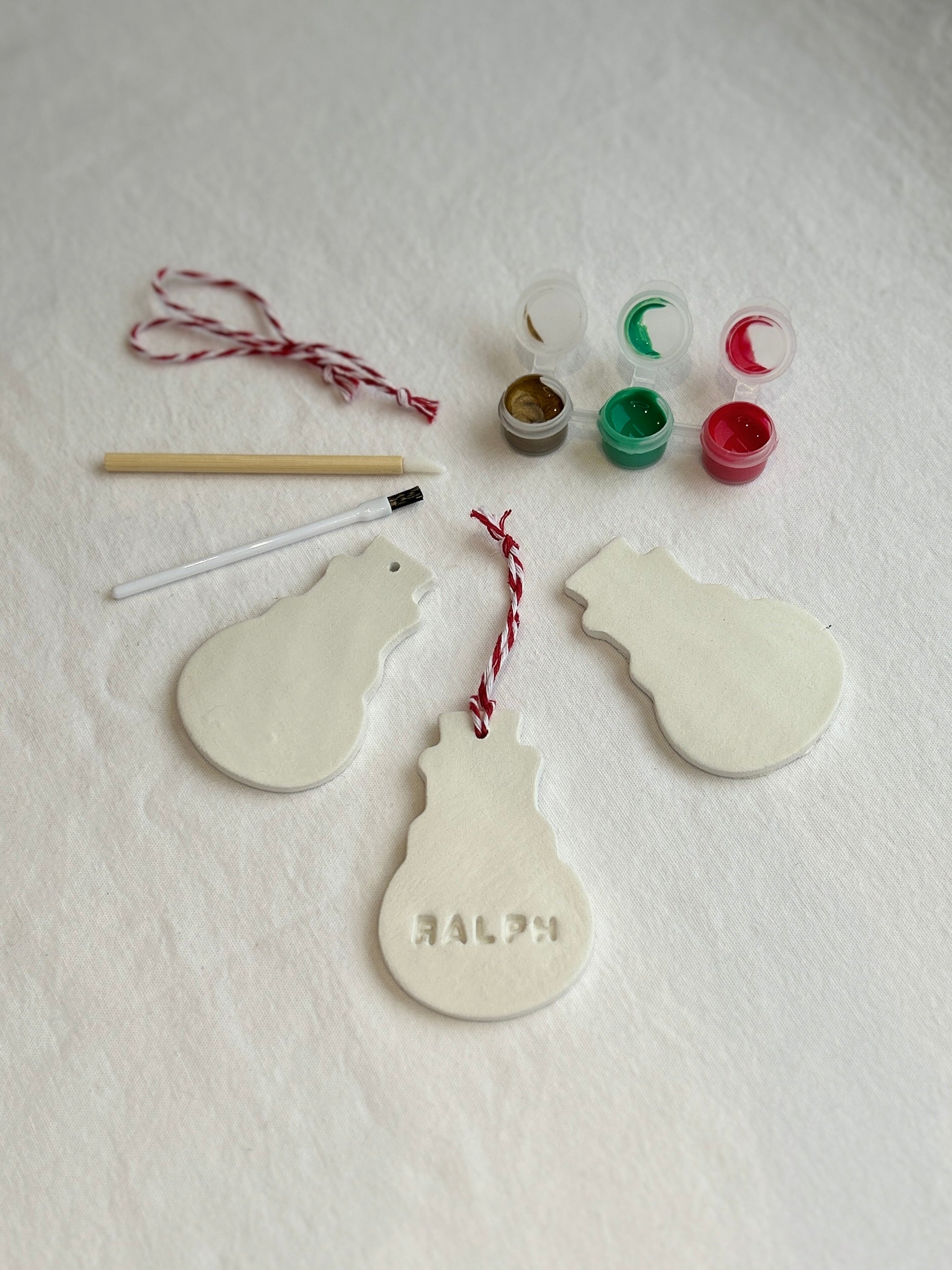 Personalised Paint Your Own Snow People
