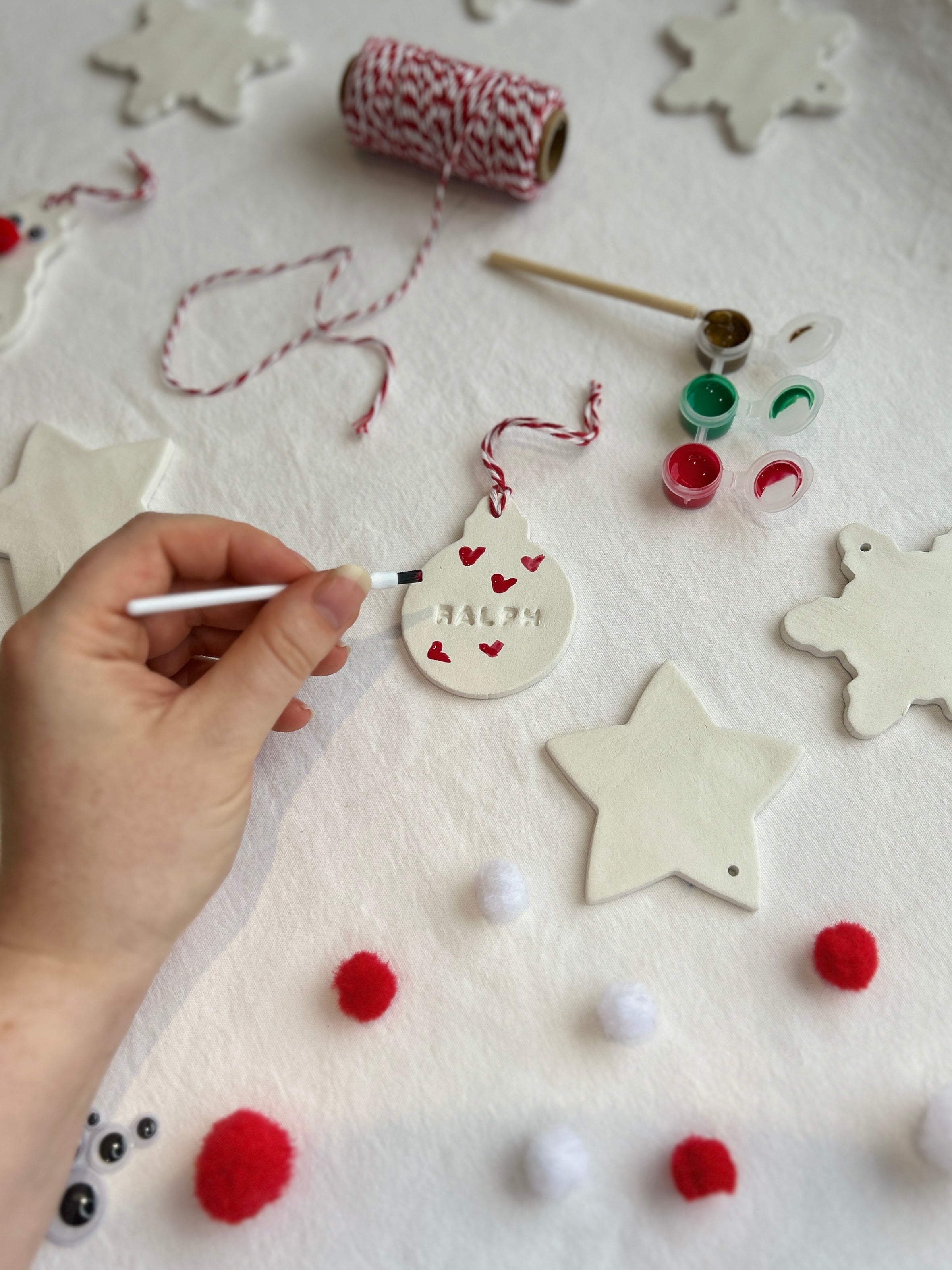 Personalised Paint Your Own Snowflakes