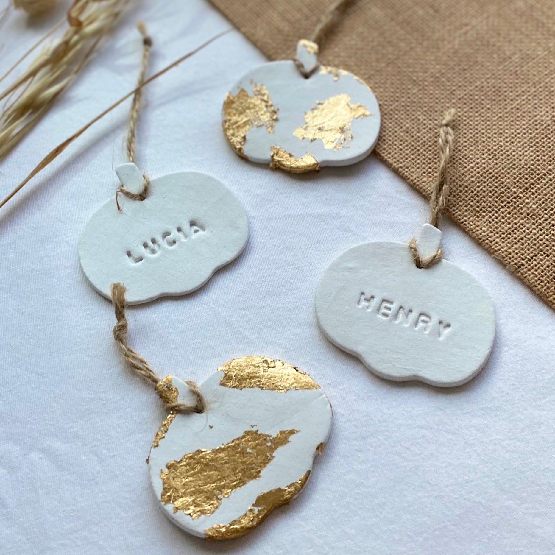 Gold Leaf Pumpkins