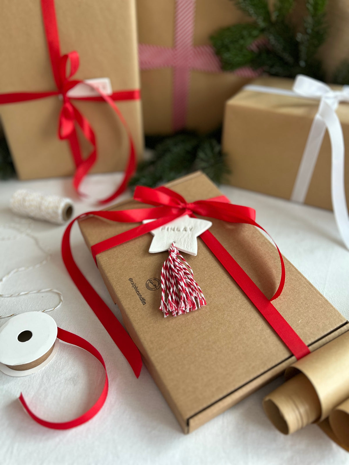 Star Tag With Tassel