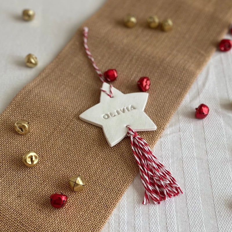 Star Tag With Tassel