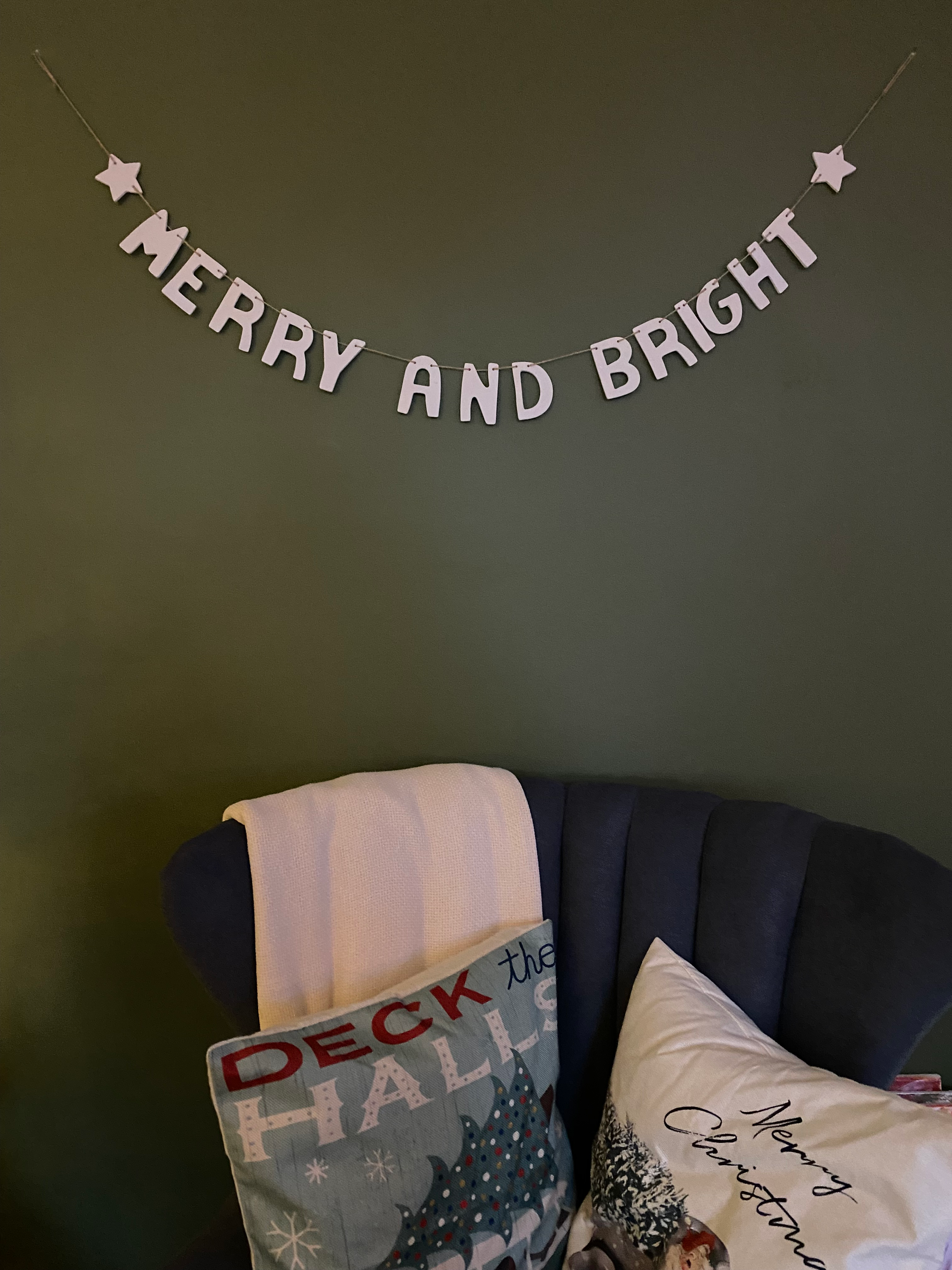 'Merry & Bright' Bunting