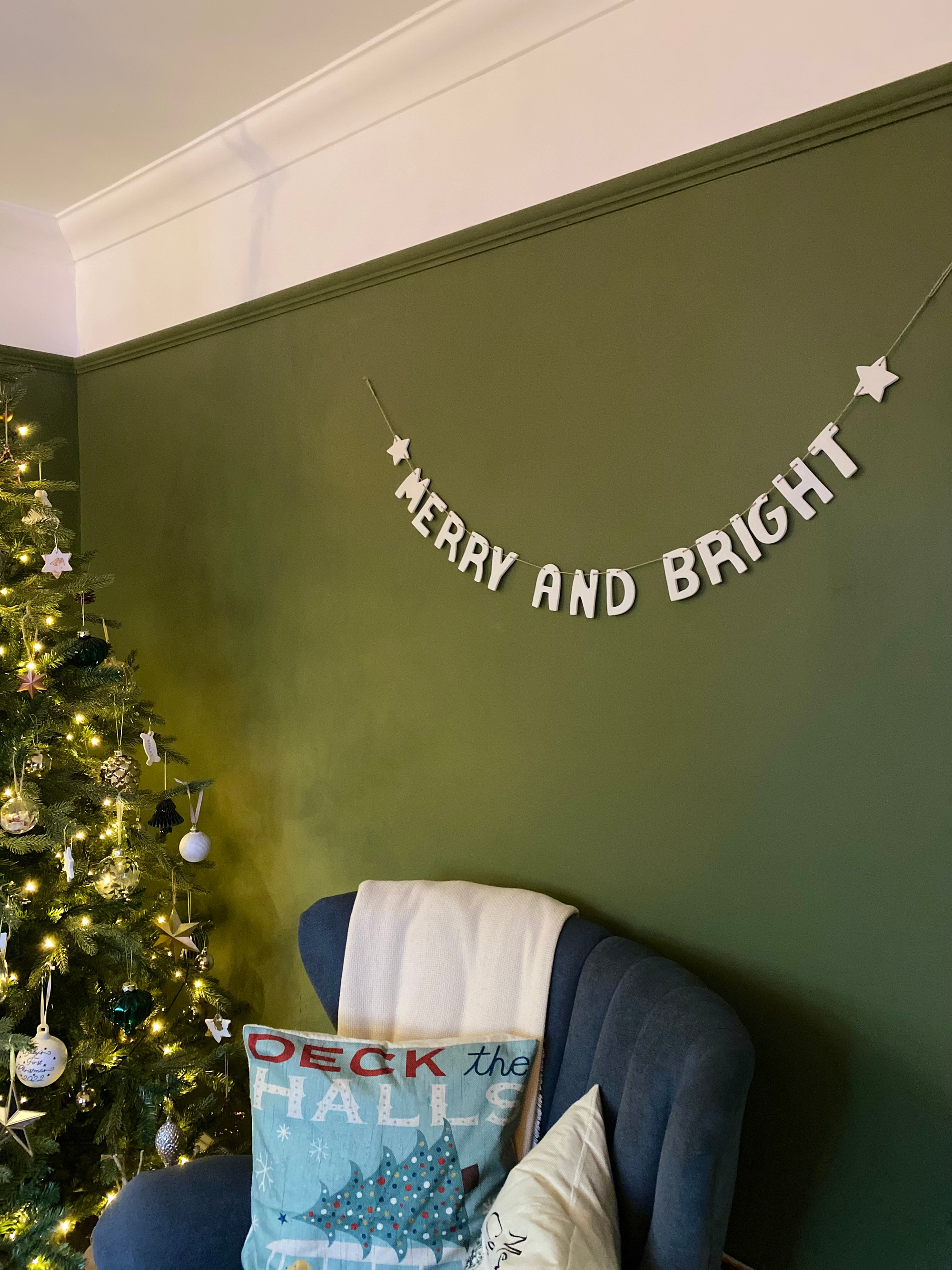 'Merry & Bright' Bunting