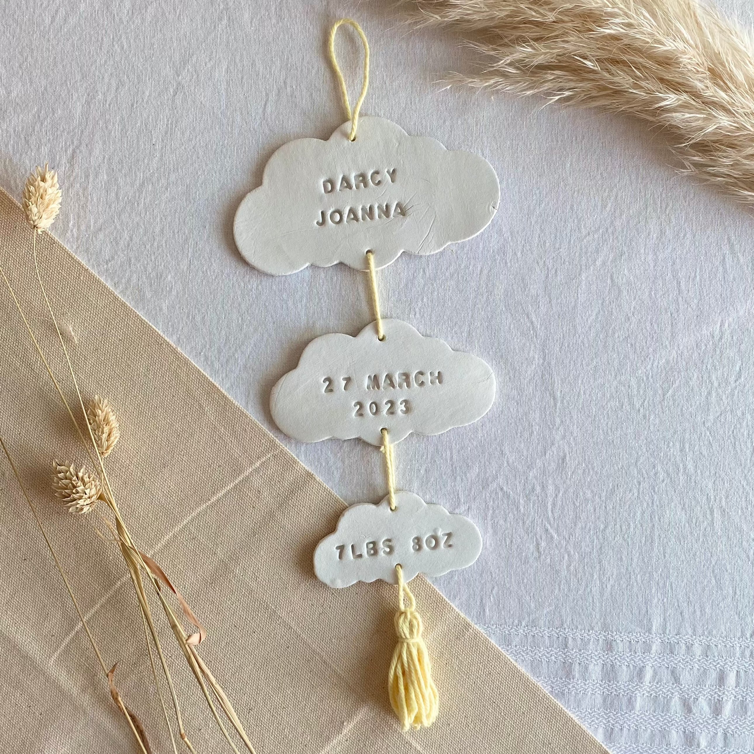 Triple Cloud Wall Hanging
